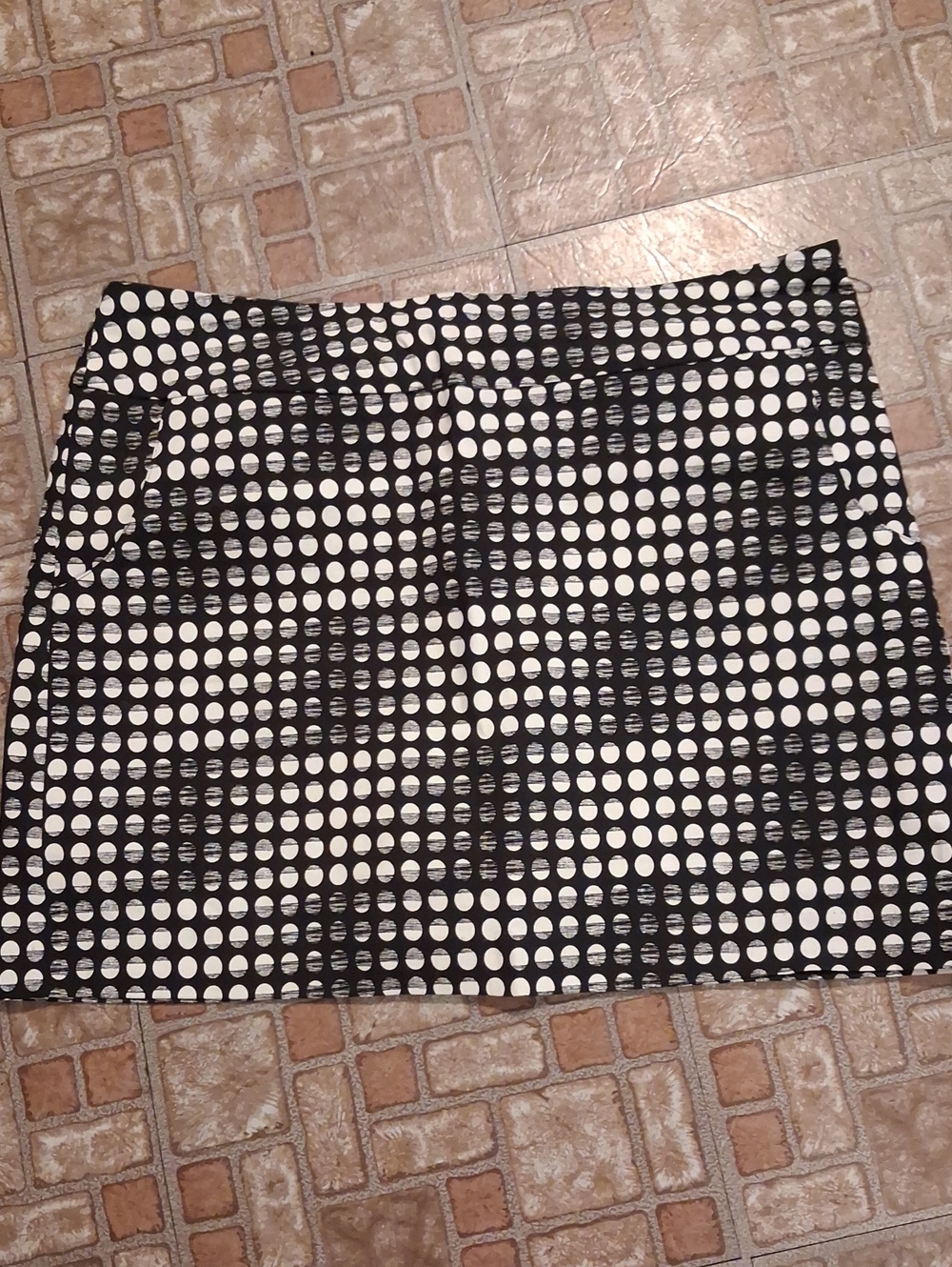 Zac & Rachel Black and White Polka Dot Skort